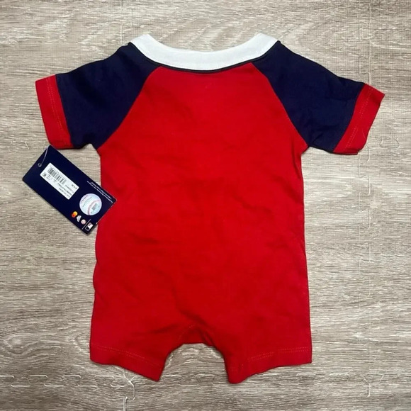 NWT Washington Nationals Baby 0/3 M Jumper Jersey Red Sports Theme Durable - Picture 3 of 3